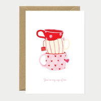 “You’re My Cup of Tea” Greeting Card | Cute Friendship & Love Card