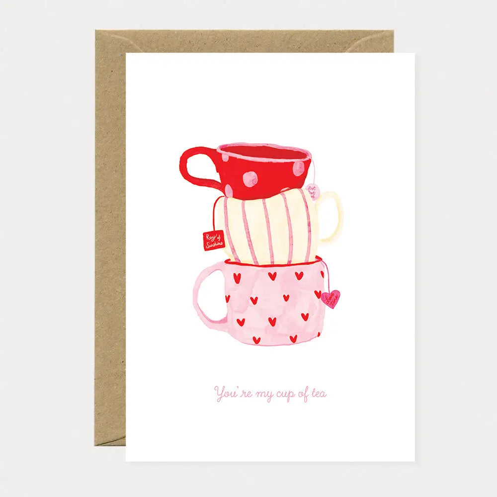 “You’re My Cup of Tea” Greeting Card | Cute Friendship & Love Card