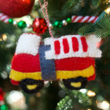 Fire Brigade Felt Wool Ornament