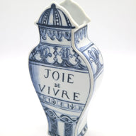 Well Versed “Joie de Vivre / C’est La Vie” Porcelain Vase