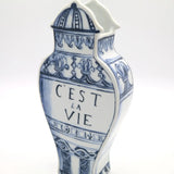 Well Versed “Joie de Vivre / C’est La Vie” Porcelain Vase