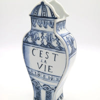 Well Versed “Joie de Vivre / C’est La Vie” Porcelain Vase