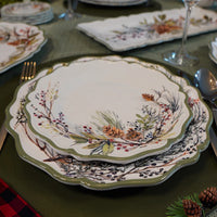 Winter’s Forest Melamine Plates - Set of 4