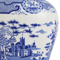 Spode Blue Room Gothic Castle Ginger Jar