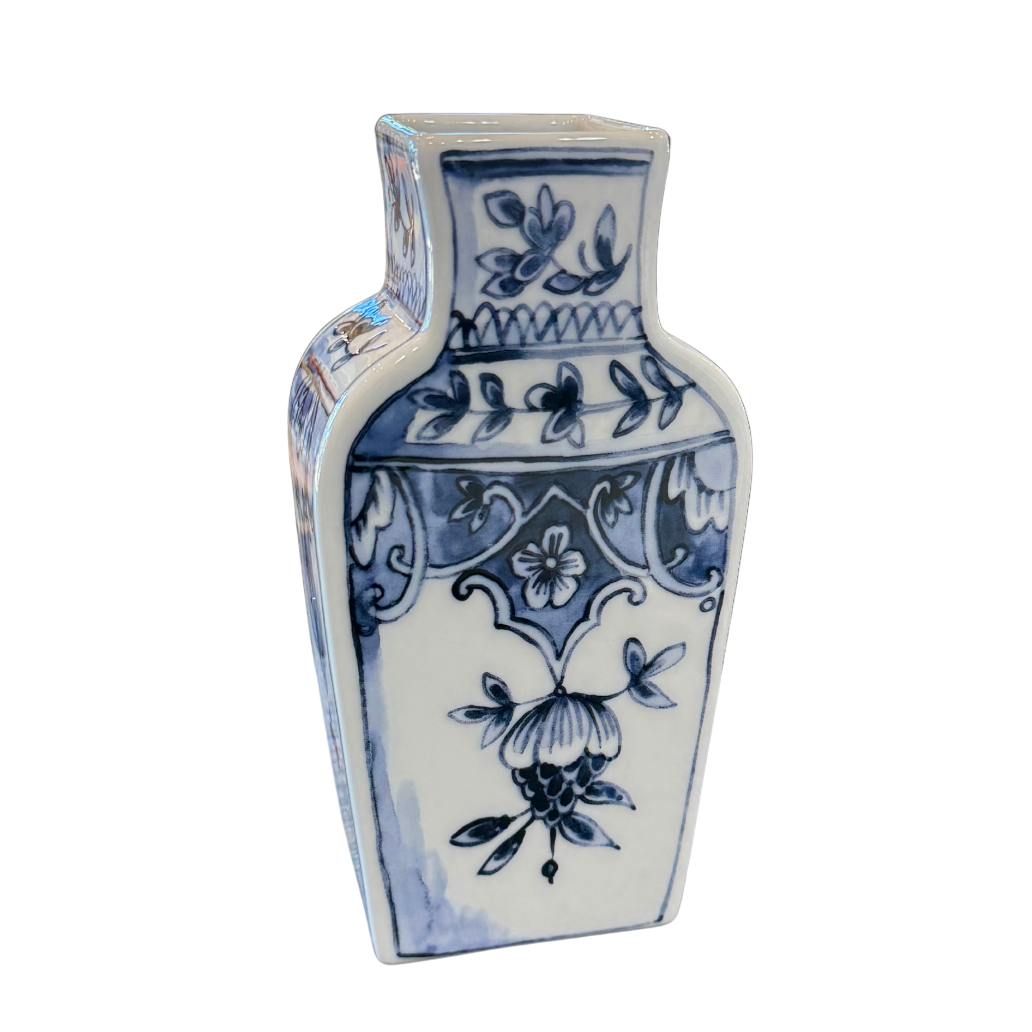 Well Versed Blue Porcelain Vase