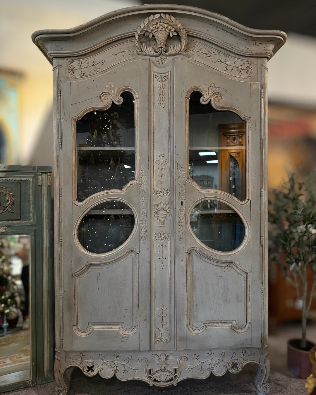 Hand-Carved French Armoire from Meyrargues