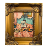 Coquette Bedroom Framed Canvas Print