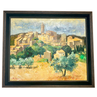 “Village de Miribel-les-Baronnies en Provence” — French Oil Painting
