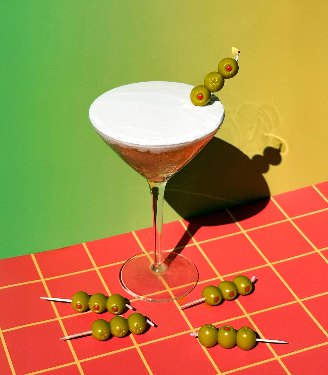 Cocktail Party Olive Candles