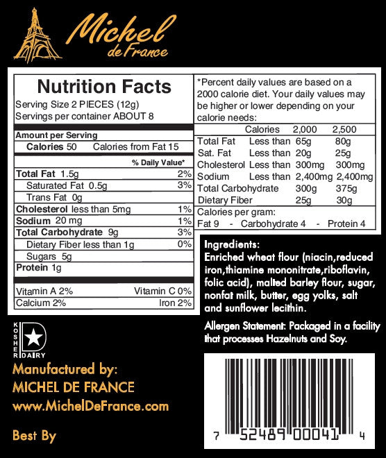 Monte Carlo Butter Wafer Cookies