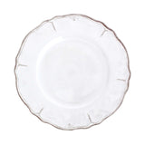 Le Cadeuax| Rustica Antique White Dinner & Salad Plates (Set of 4)
