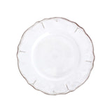 Le Cadeuax| Rustica Antique White Dinner & Salad Plates (Set of 4)