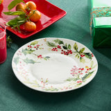 Holly & Vines Christmas Round Serving Platter