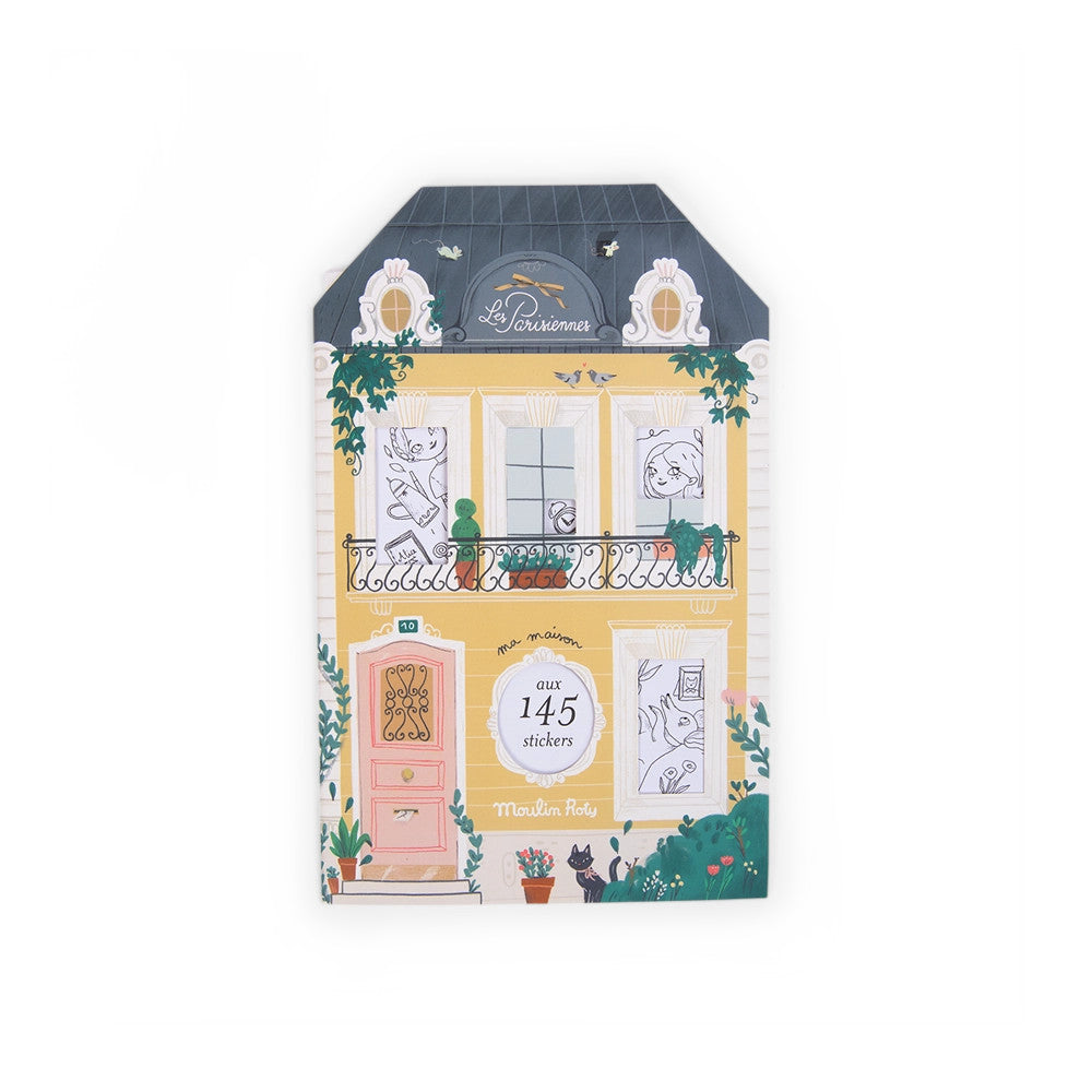 Box of 6 Coloring Books w/145 Stickers the Parisiennes