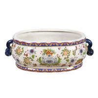 The Tuscan Floral Oval Cachepot