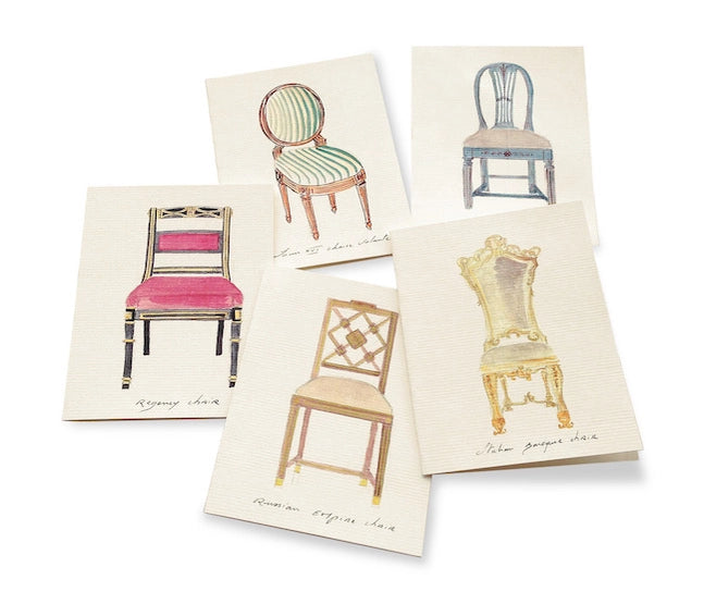 French Furniture Note Cards