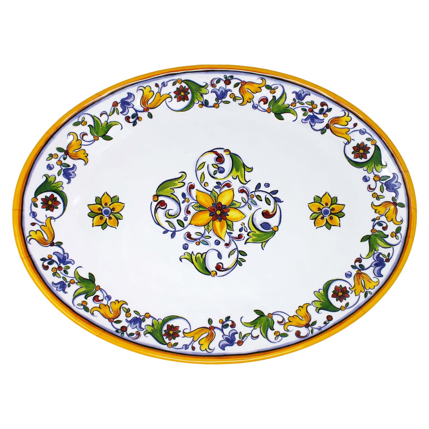 L Cadeaux | Capri Oval Platter – 16"