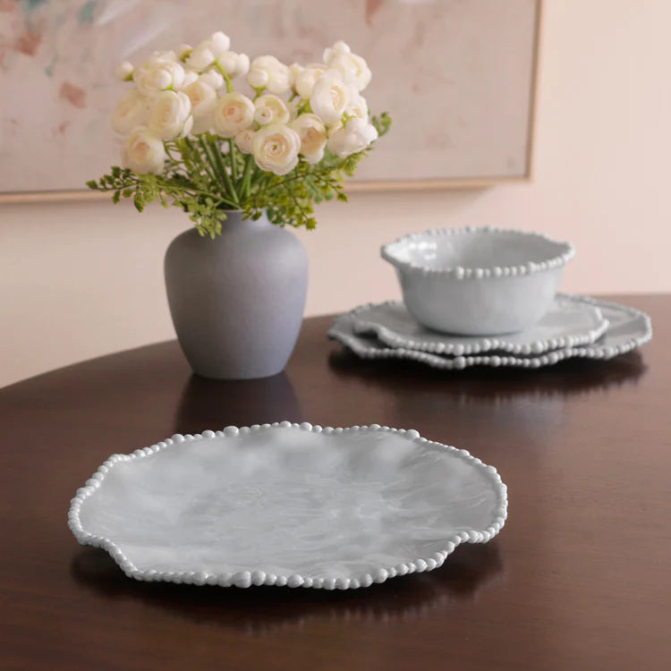 Set of 4 Beatriz Ball Blue VIDA Alegria Plates