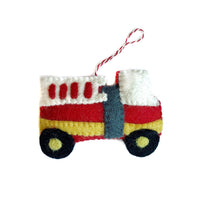 Fire Brigade Felt Wool Ornament