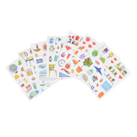 Moulin Roty Big Family Coloring & Sticker Book