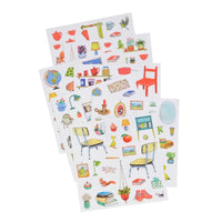 Moulin Roty Big Family Coloring & Sticker Book
