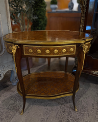 19th Century French Marquetry Side Table