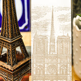 Notre Dame de Paris Bookmark – Sepia Engraving Edition