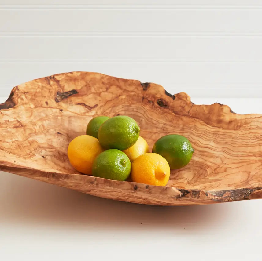 Italian Olivewood Root Salad Bowl