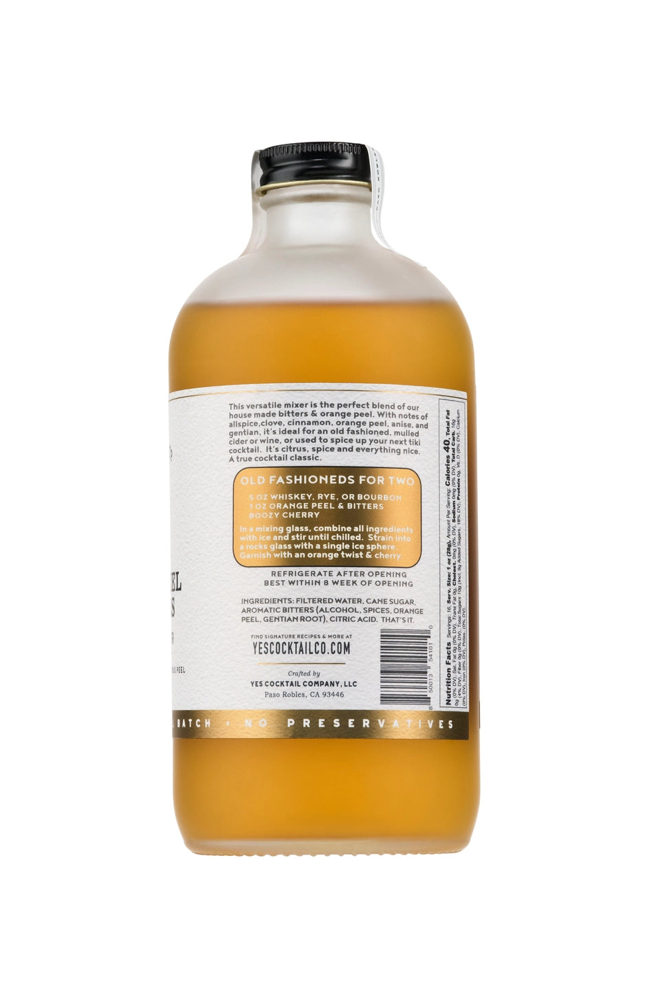 Orange Peel & Bitters Cocktail Mixer