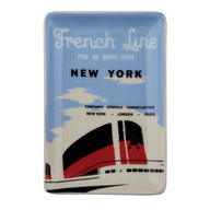 French Line New York Tray