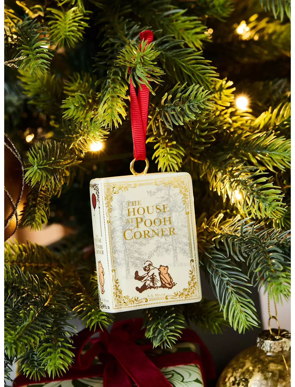 The House at Pooh Corner Ceramic Book Ornament