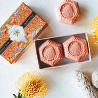 Orange Blossom Honey Soap Gift Box – 2 Bar Set
