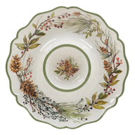 Winter Forest Christmas Melamine Chip & Dip Platter