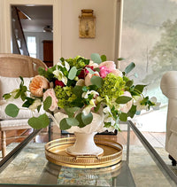 Italian Blue Petal Bowl Vase