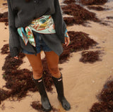 Soie Meme Port de Pêche Silk Twill Scarf