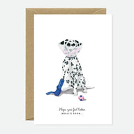Feel Better Dog Greeting Card