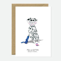 Feel Better Dog Greeting Card