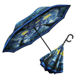 RainCaper Van Gogh Reverse Umbrellas