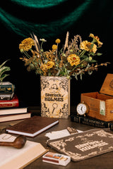 Sherlock Holmes Ceramic Book Vase