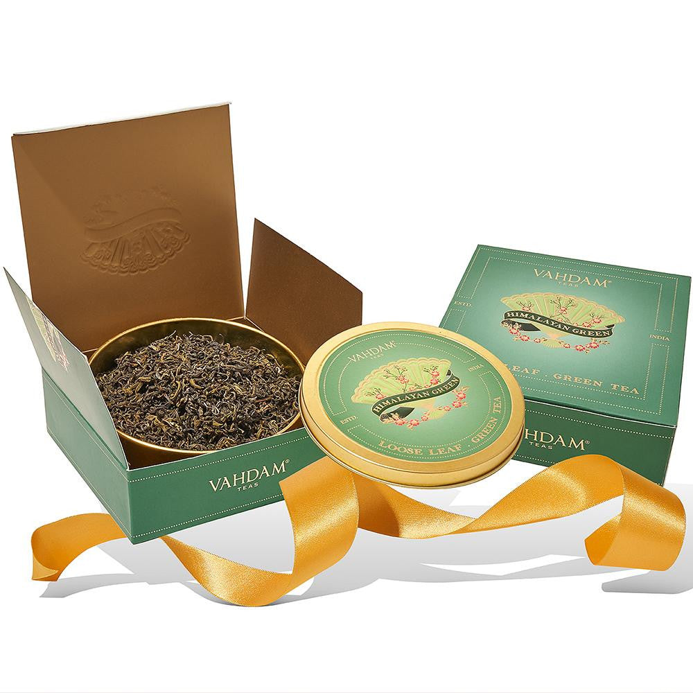 Vahdam Himalayan Green Tea Tin