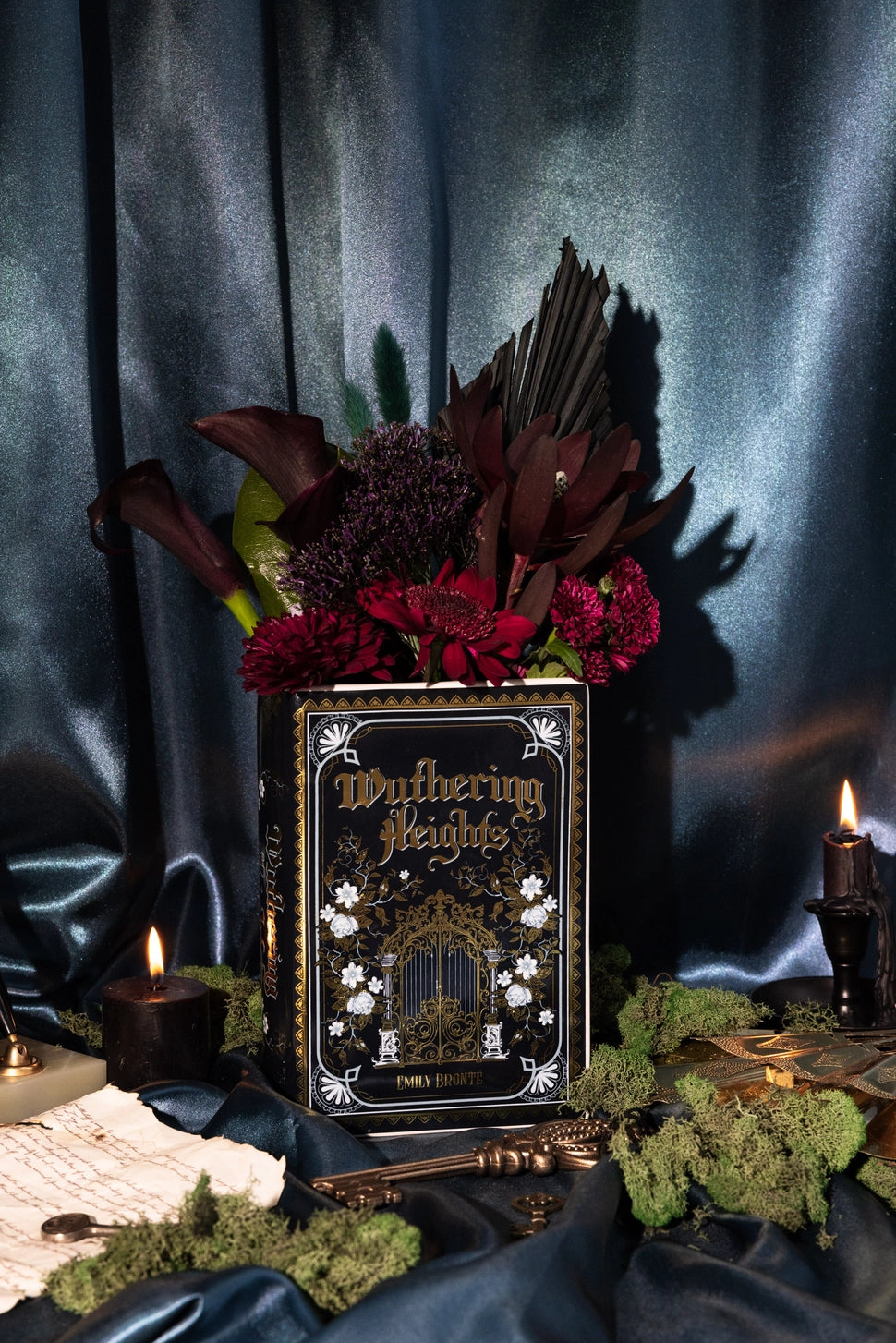 Wuthering Heights Ceramic Book Vase