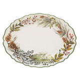 Winter’s Forest Oval Melamine Platter