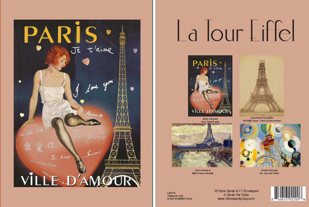 La Tour Eiffel Paris Notecard Boxed Set