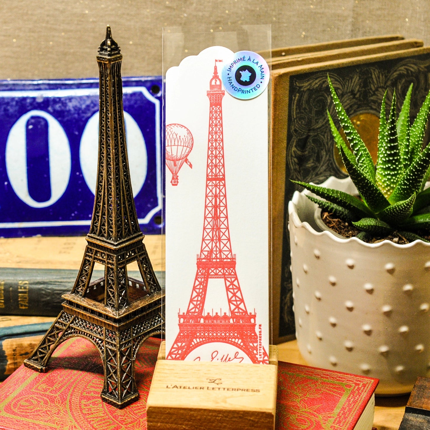 Paris Letterpress Bookmarks – Handprinted in France