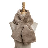 Luxe Faux Fur Pull-Through Scarf