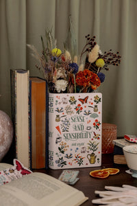 Sense and Sensibility Ceramic Book Vase