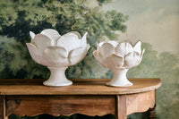 Italian Ivory Petal Bowl Vase
