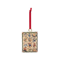Twelve Days of Christmas Ceramic Book Ornament