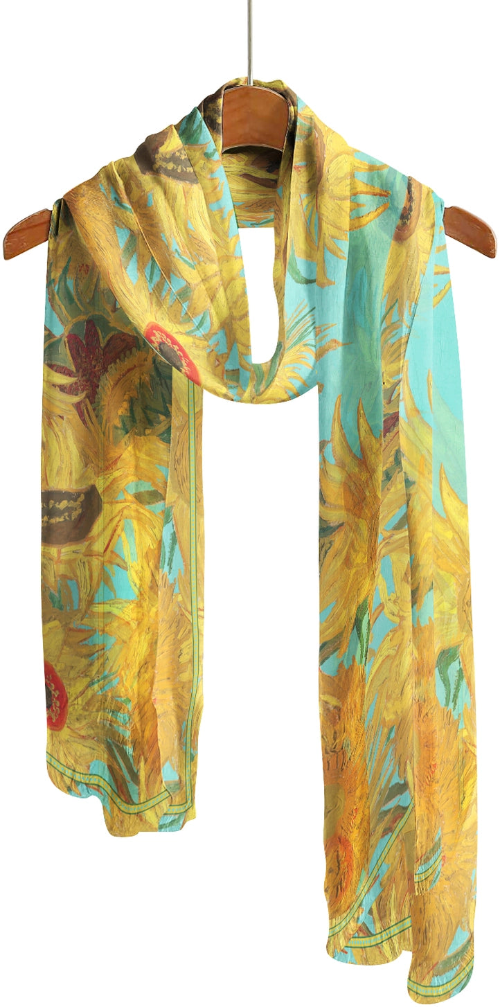 Fine Art Sheer Scarf Collection – Monet & Van Gogh