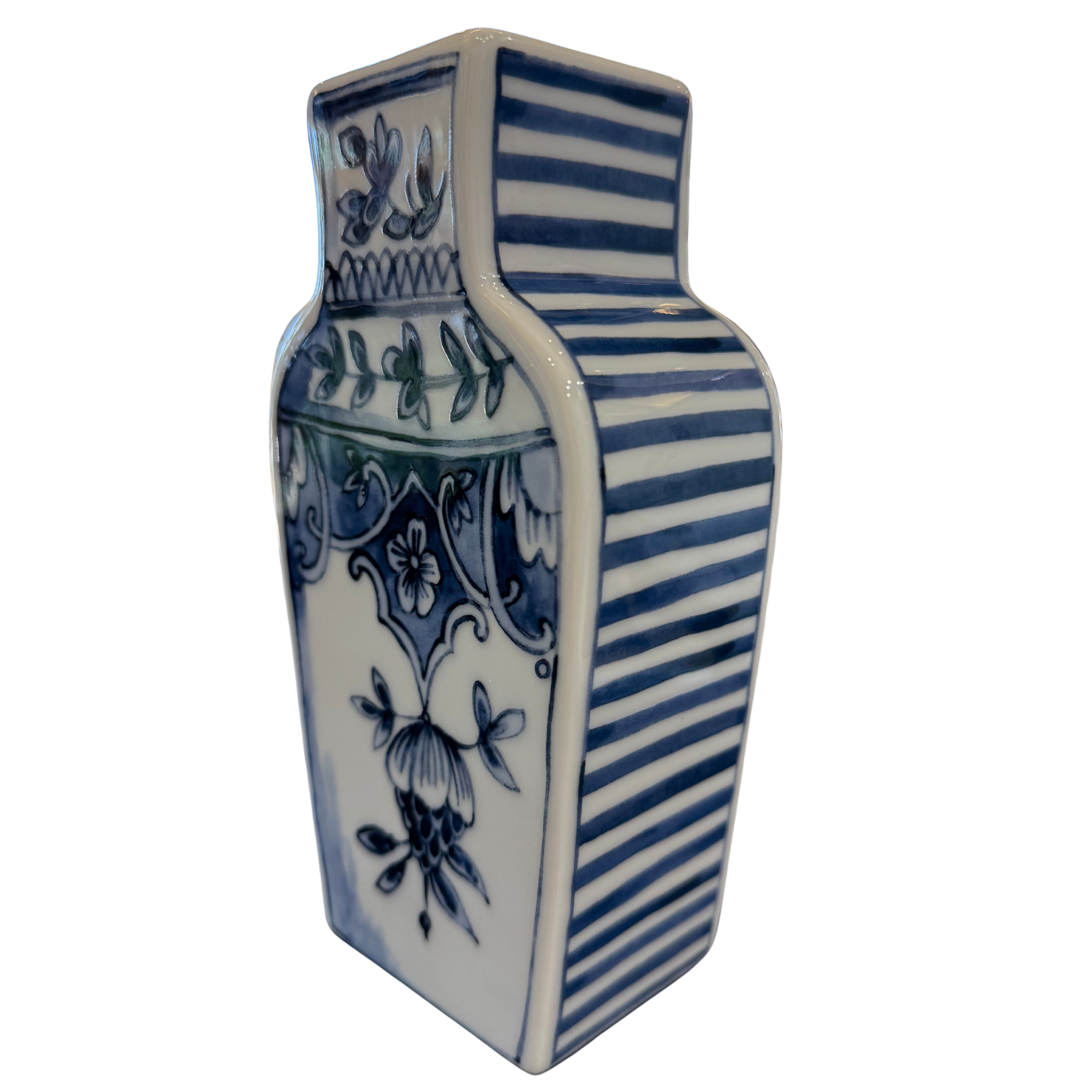 Well Versed Blue Porcelain Vase